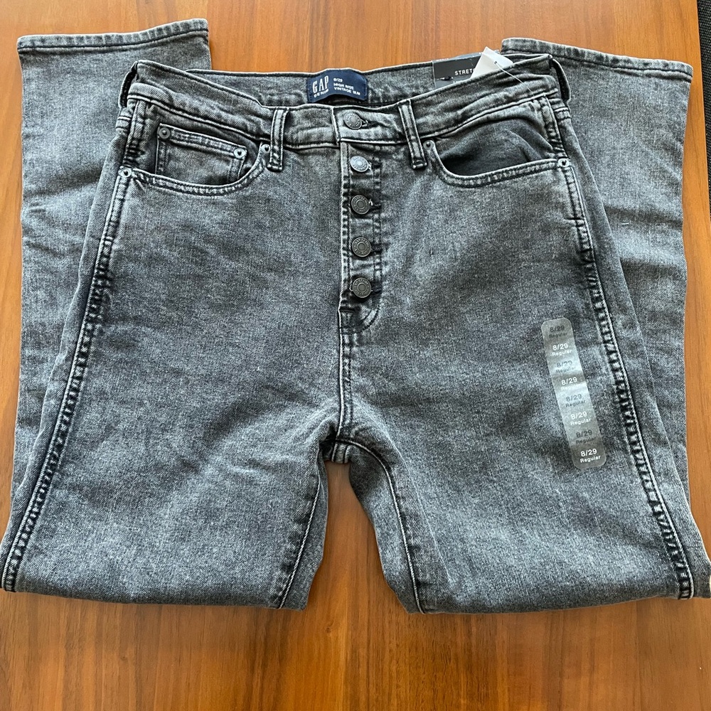 NWT Gap women’s black jeans high rise size 8 size 29